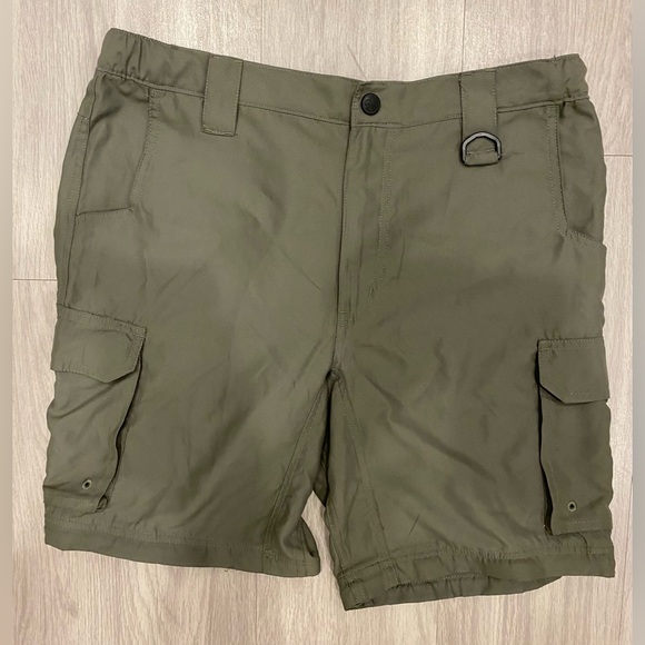 Boy Scouts Of America BSA Uniform Cargo Shorts Polyester Switchback Youth XL - Picture 2 of 8